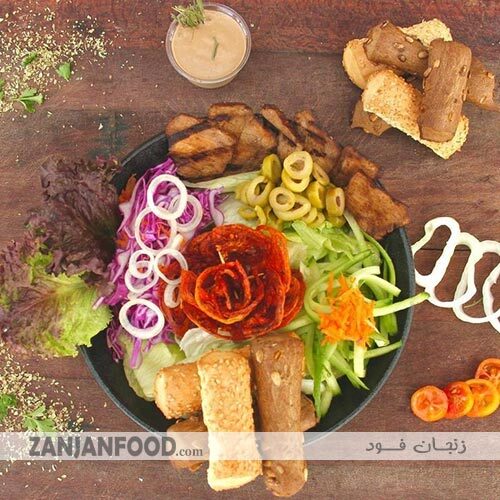 سالاد مخصوص آریالانژ زنجان