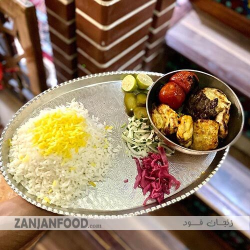 کاسه کباب مخصوص رستوران مشاهیر زنجان