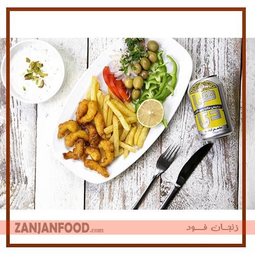  خوراک میگو رستوران صدف زنجان 