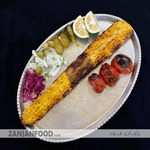 خوراک کباب سرآشپز رستوران مشاهیر زنجان