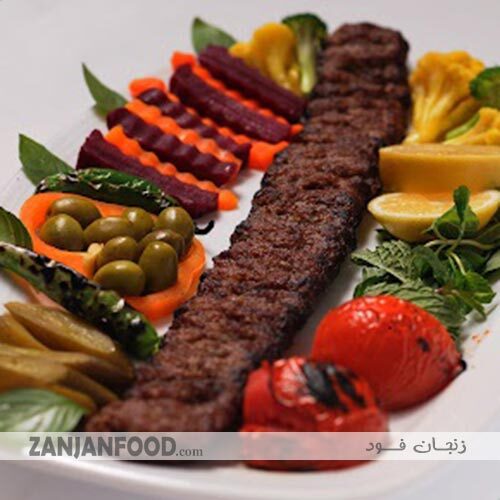 خوراک کباب کوبیده رستوران نفیس