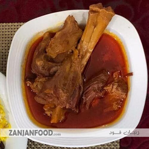  خوراک ماهیچه رستوران ضیافت زنجان 
