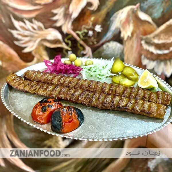 خوراک کوبیده مخصوص رستوران مشاهیر زنجان
