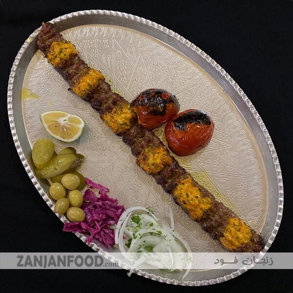  خوراک کباب نگینی مشاهیر زنجان 