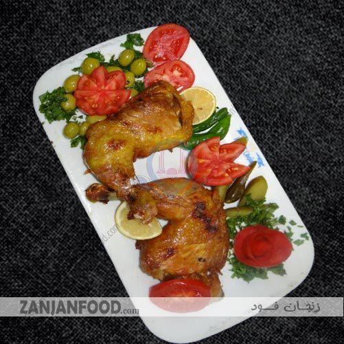  خوراک مرغ رستوران گلریز زنجان 